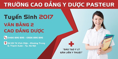 Địa chỉ nộp hồ sơ học Văn bằng 2 Cao đẳng Dược năm 2017 tại Hà Nội